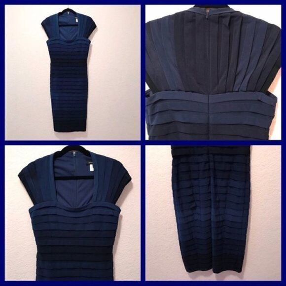 NWOT. Tadashi Shoji Stunning cocktail Multi Color Dress. - Picture 1 of 7